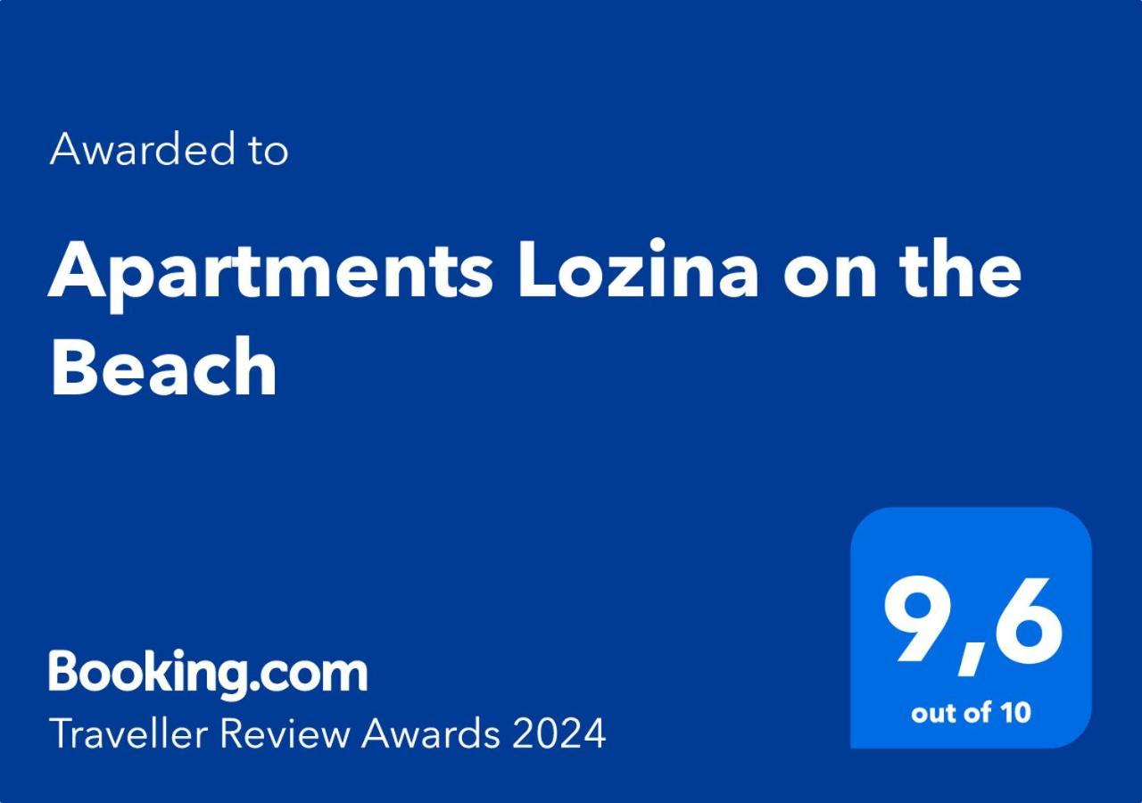אומיס Apartments Lozina On The Beach מראה חיצוני תמונה